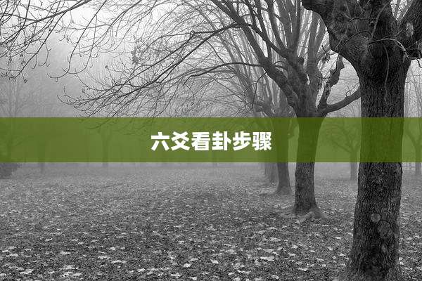 六爻看卦步骤