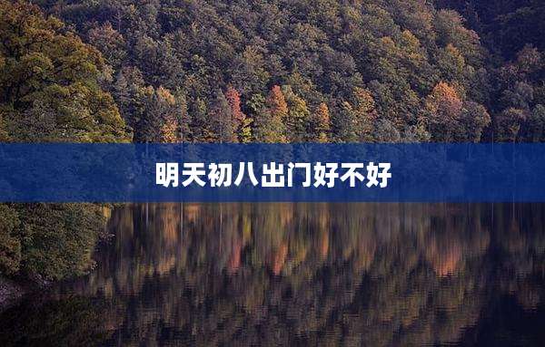 明天初八出门好不好