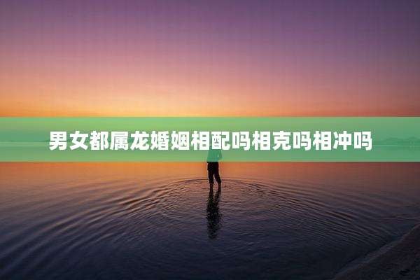 男女都属龙婚姻相配吗相克吗相冲吗