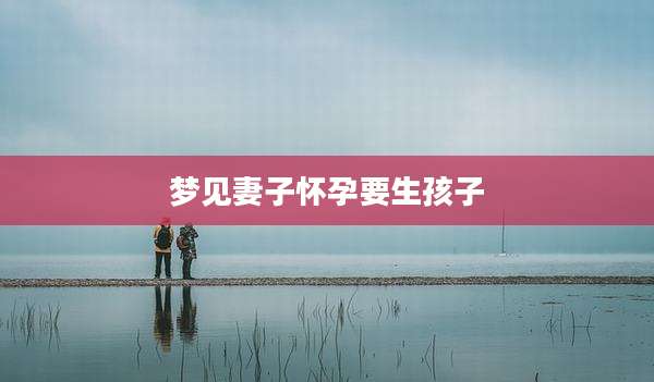梦见妻子怀孕要生孩子