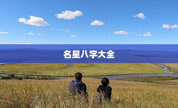 名星八字大全