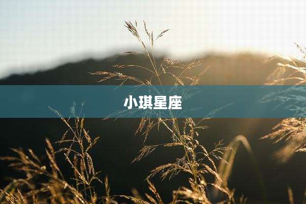 小琪星座