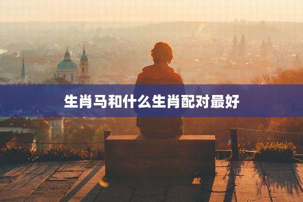生肖马和什么生肖配对最好