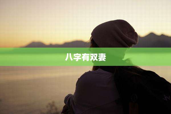 八字有双妻