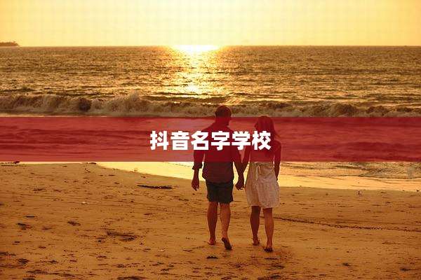 抖音名字学校