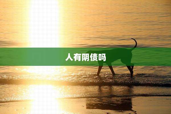 人有阴债吗