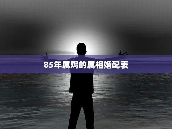 85年属鸡的属相婚配表
