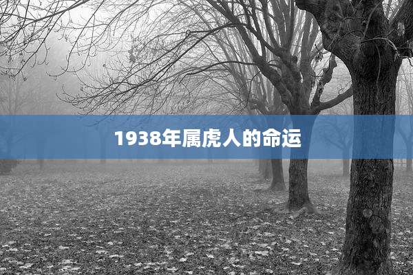 1938年属虎人的命运