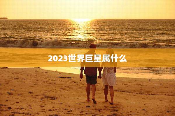 2023世界巨星属什么