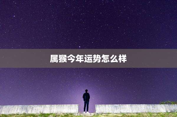 属猴今年运势怎么样