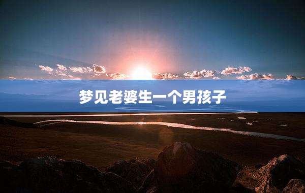 梦见老婆生一个男孩子