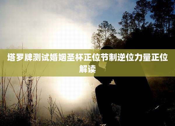 塔罗牌测试婚姻圣杯正位节制逆位力量正位解读