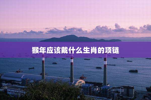 猴年应该戴什么生肖的项链