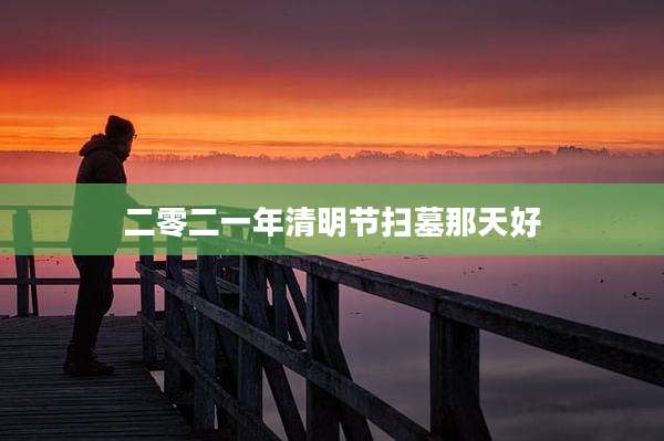 二零二一年清明节扫墓那天好