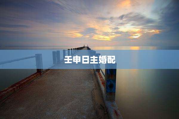 壬申日主婚配