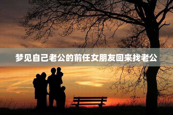 梦见自己老公的前任女朋友回来找老公
