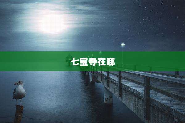 七宝寺在哪