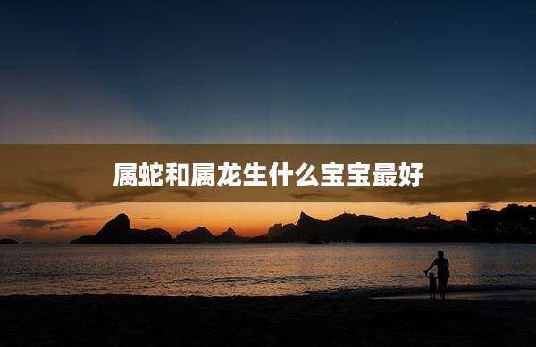 属蛇和属龙生什么宝宝最好