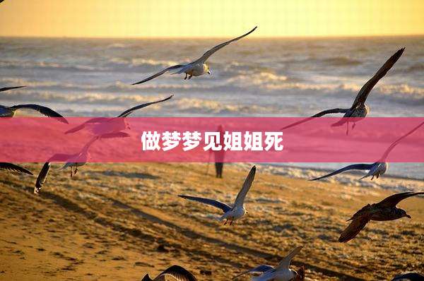 做梦梦见姐姐死