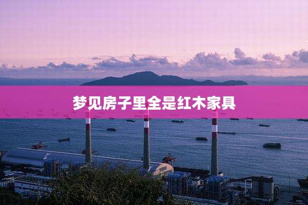 梦见房子里全是红木家具