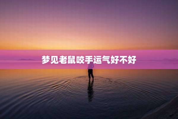 梦见老鼠咬手运气好不好