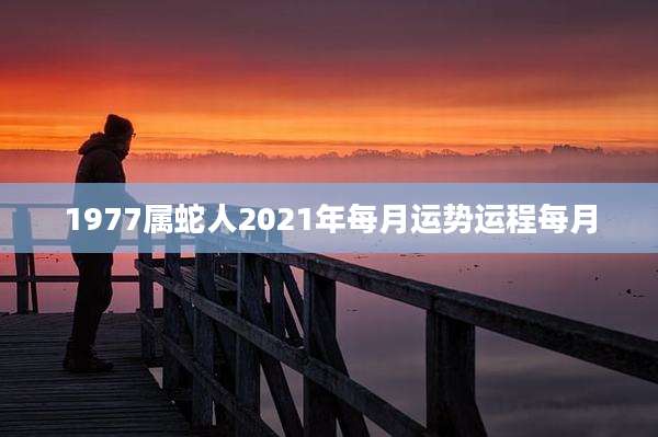 1977属蛇人2021年每月运势运程每月