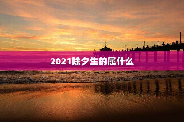 2021除夕生的属什么