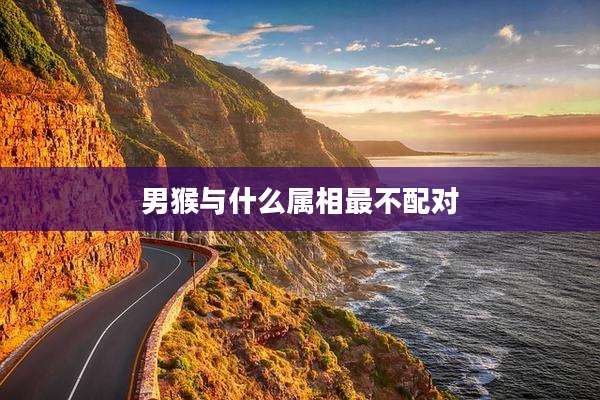 男猴与什么属相最不配对