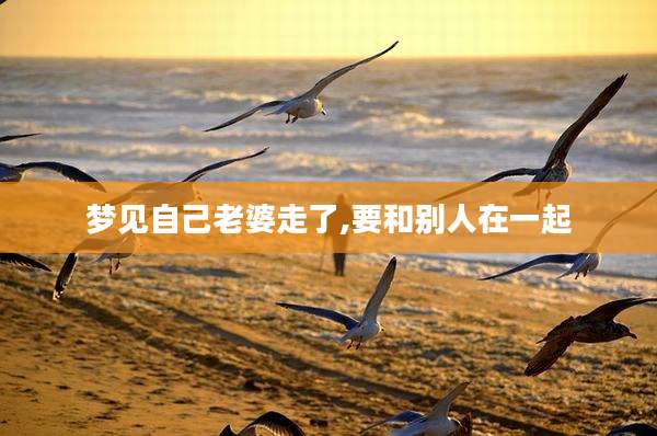 梦见自己老婆走了,要和别人在一起