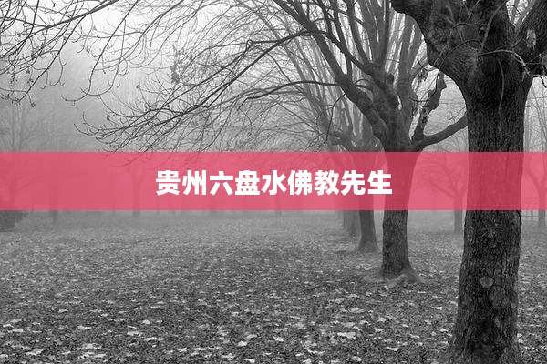 贵州六盘水佛教先生