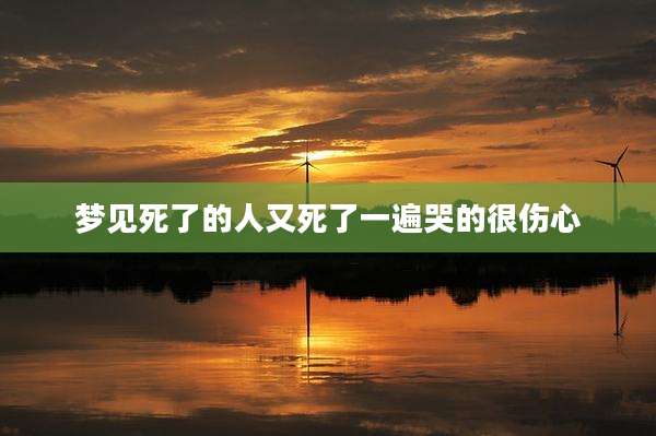 梦见死了的人又死了一遍哭的很伤心