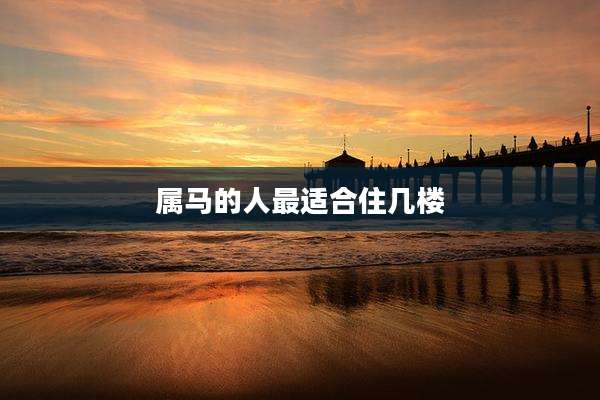 属马的人最适合住几楼