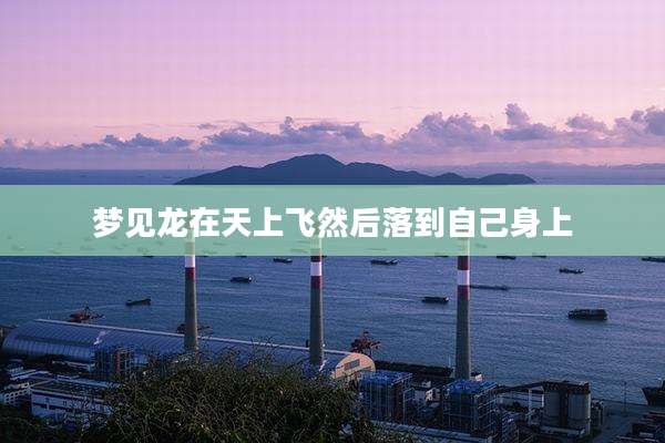 梦见龙在天上飞然后落到自己身上