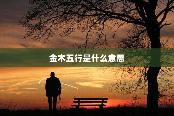 金木五行是什么意思