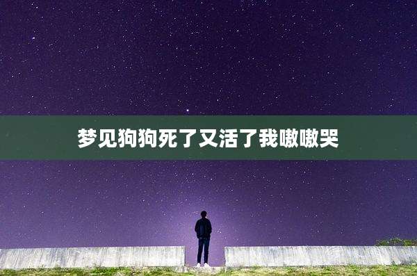 梦见狗狗死了又活了我嗷嗷哭