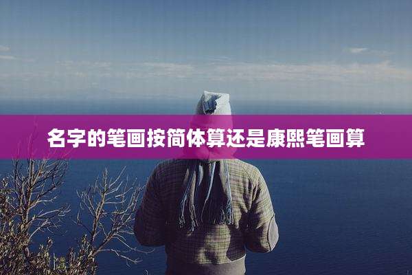 名字的笔画按简体算还是康熙笔画算