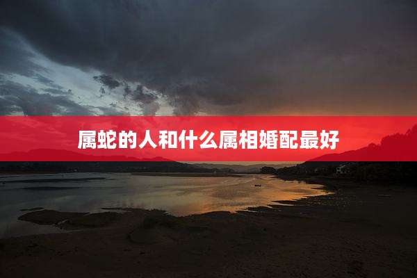 属蛇的人和什么属相婚配最好
