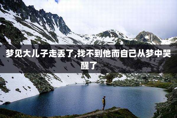 梦见大儿子走丢了,找不到他而自己从梦中哭醒了