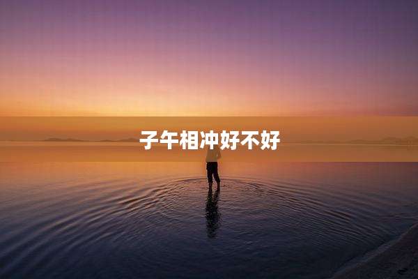 子午相冲好不好