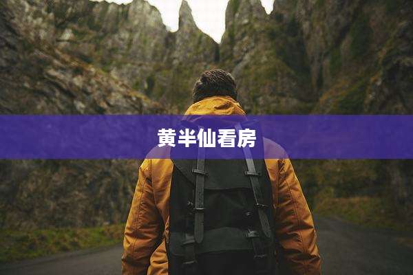 黄半仙看房