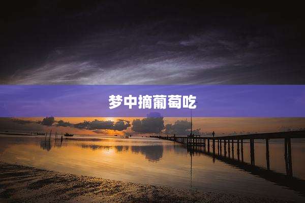 梦中摘葡萄吃