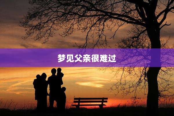 梦见父亲很难过