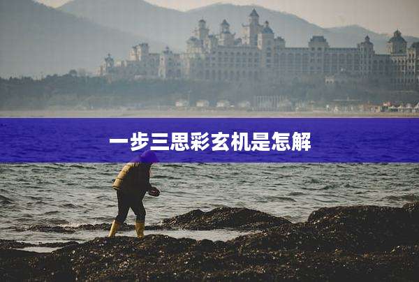 一步三思彩玄机是怎解
