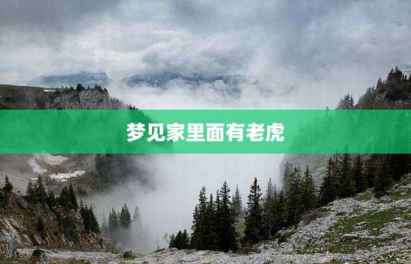 梦见家里面有老虎