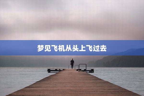 梦见飞机从头上飞过去