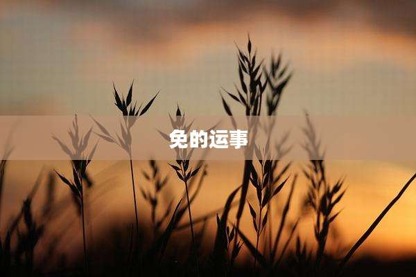 免的运事