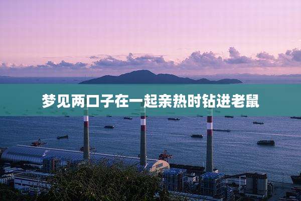梦见两口子在一起亲热时钻进老鼠
