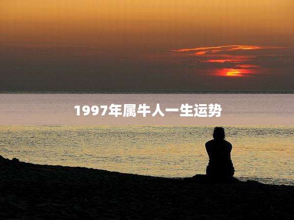 1997年属牛人一生运势