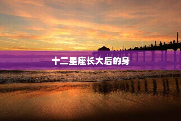 十二星座长大后的身