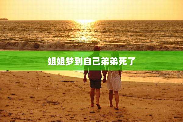 姐姐梦到自己弟弟死了